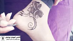 دوره طراحی با حنا روی بدن