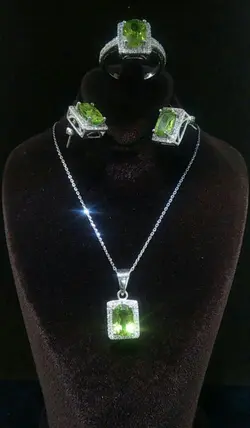 نیم ست زبرجد اصلی