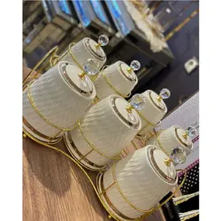 ست جا ادویه و پاسماوری هفت پارچه آجار