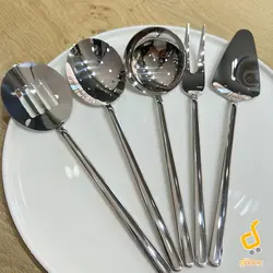 ست قاشق سرو پنچ پارچه Dame Marie