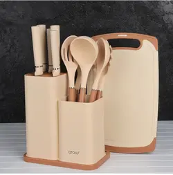 ست کفگیر ملاقه و چاقو آرو مدل venita