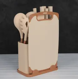 ست کفگیر ملاقه و چاقو آرو مدل venita