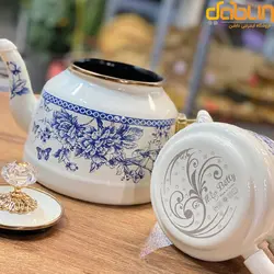 کتری و قوری میس بتی طرح گل و پروانه