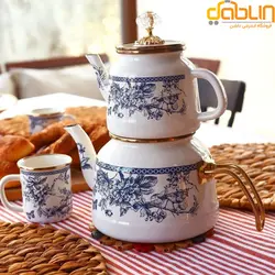 کتری و قوری میس بتی طرح گل و پروانه