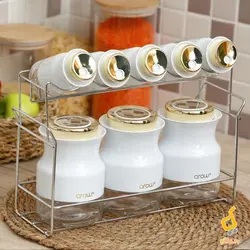 ست پاسماوری و جای ادویه آرو arow