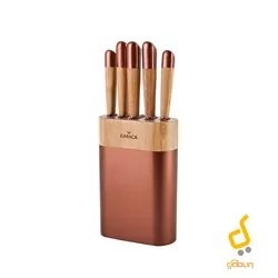 ست چاقو اشپزخانه 6 پارچه کاراجا Maple