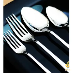 سرویس قاشق و چنگال استیل 30 پارچه yetkin