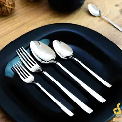 سرویس قاشق و چنگال استیل 30 پارچه yetkin