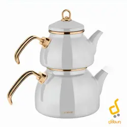 ست کتری و قوری لعابی نوا neva