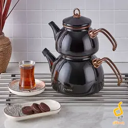 ست کتری و قوری لعابی نوا neva