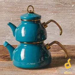 ست کتری و قوری لعابی نوا neva