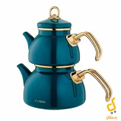 ست کتری و قوری لعابی نوا neva