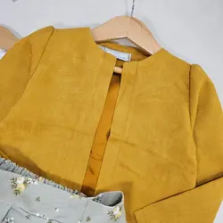 ست سه تیکه کت دامن و تاپ چین دار کد 2683 :دخترانه | شمال مال