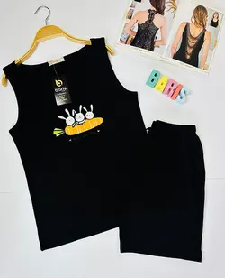 ست تاپ و شلوارک میکس کد 8920 | فروشگاه باریش گلدن