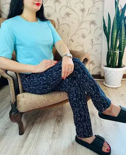 شلوار راحتی پنبه ی میکس کد 8917 | فروشگاه باریش گلدن