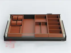 جای زیور آلات چرمی ریلـی آرام بند با بدنـه LED یونی هوپر مدل 4158