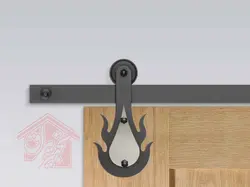 ریل و قرقره درب کشویی مدل R-180