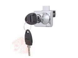 قفل روکار شیشه فلزی کلید ساده