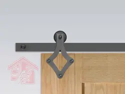 ریل و قرقره درب کشویی مدل R-170