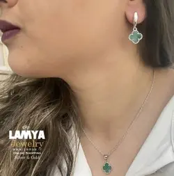 سرویس زنانه مدل ون کلیف سبز کد ST019