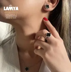 سرویس زنانه مدل ون کلیف سیاه کد ST021