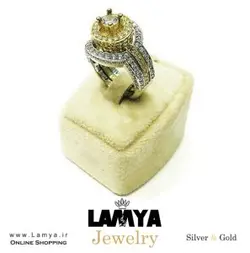 انگشتر نقره زنانه مدل پرتو روکش آب طلا کدA033