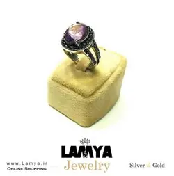 انگشتر نقره زنانه مدل کهکشان کد A035