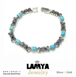 دستبند نقره زنانه مدل دانیا کد D049