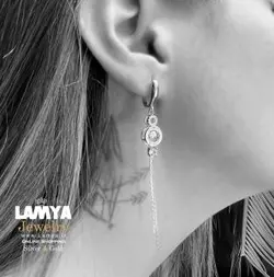 گوشواره نقره مدل یونانی کد E011