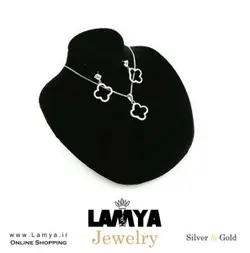 نيم ست نقره مدل آژند کد N061