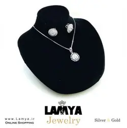 نيم ست نقره مدل بیاجی کد N067