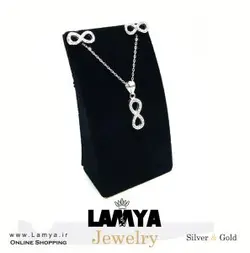نيم ست نقره مدل لیان کد N075
