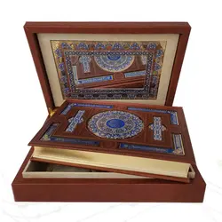 قرآن نفیس جعبه دار چرم کد 110128