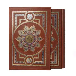 قرآن نفیس قابدار ترجمه الهی قمشه ای کد 110258