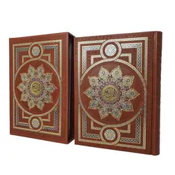 قرآن نفیس قابدار ترجمه الهی قمشه ای کد 110258