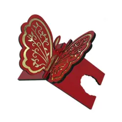 رحل MDF س15*30 طرح پروانه قرمز