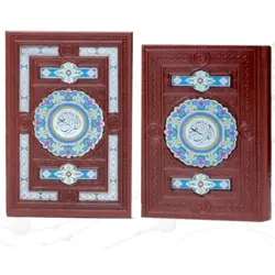 قرآن نفیس قابدار ترجمه الهی قمشه ای کد 110294