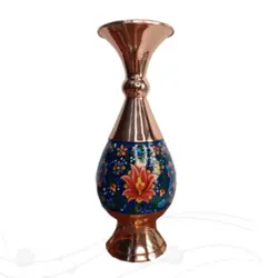 ست شاهنامه گلاسه با 2گلدان مس و پرداز