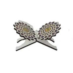 رحل MDF س15*30 پلاک اسماءالحسنی سفید