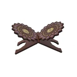 رحل MDF س15*30 پلاک اسماءالحسنی قهوه ای