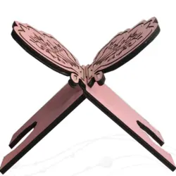 رحل MDF س25*40 طرح پروانه بزرگ سرخابی