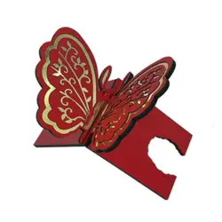رحل MDF س25*40 طرح پروانه بزرگ قرمز