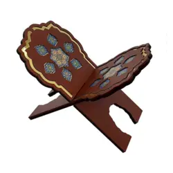 رحل MDF س15*30 پلاک دار قهوه ای