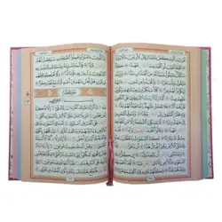 قرآن رنگی بدون ترجمه قطع وزیری کد 120418