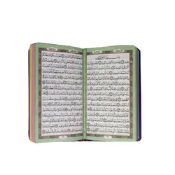 قرآن رنگی قطع پالتویی بدون ترجمه کد 121109