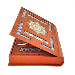 قرآن نفیس معطر جعبه دار چرم کد 110112