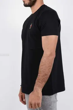 تیشرت مردانه یقه گرد Moncler مشکی 2731