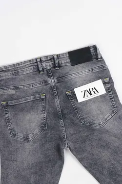 شلوار جین مردانه ZARA طوسی 956