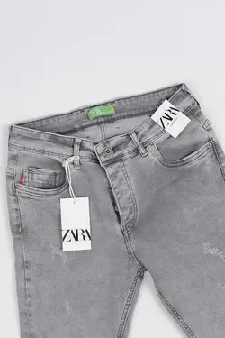 شلوار جین مردانه ZARA طوسی‌روشن 958