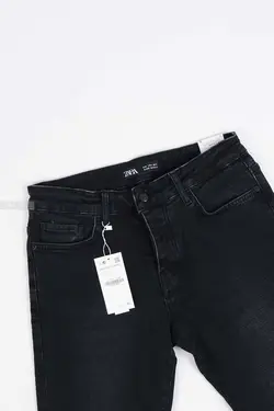 شلوار جین مردانه ZARA ذغالی 962